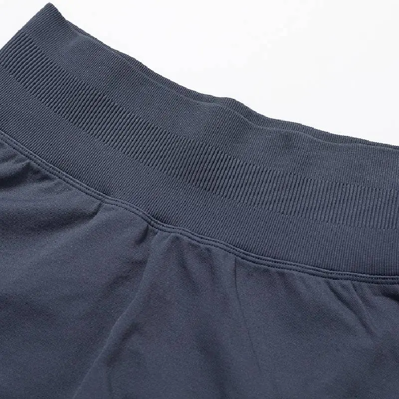 Plain Casual Sports Shorts Women-6