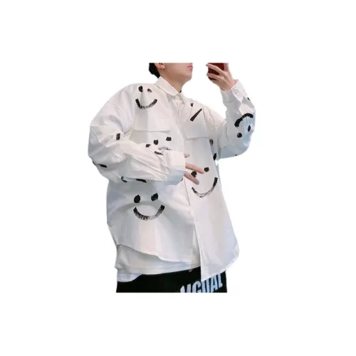 Graffiti Workwear Long Sleeve Casual Shirt
