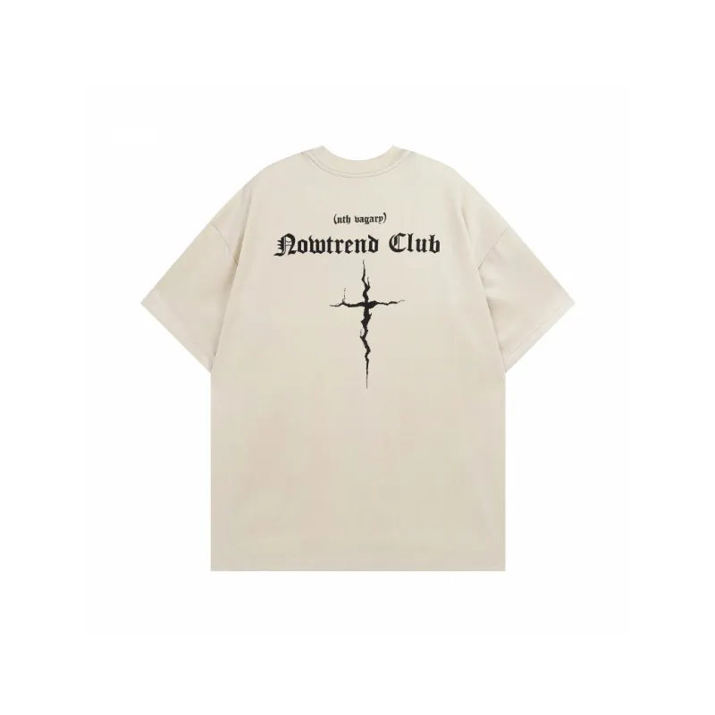 Street Trendy Blended Synthetic Fabrics T Shirt Unisex-7