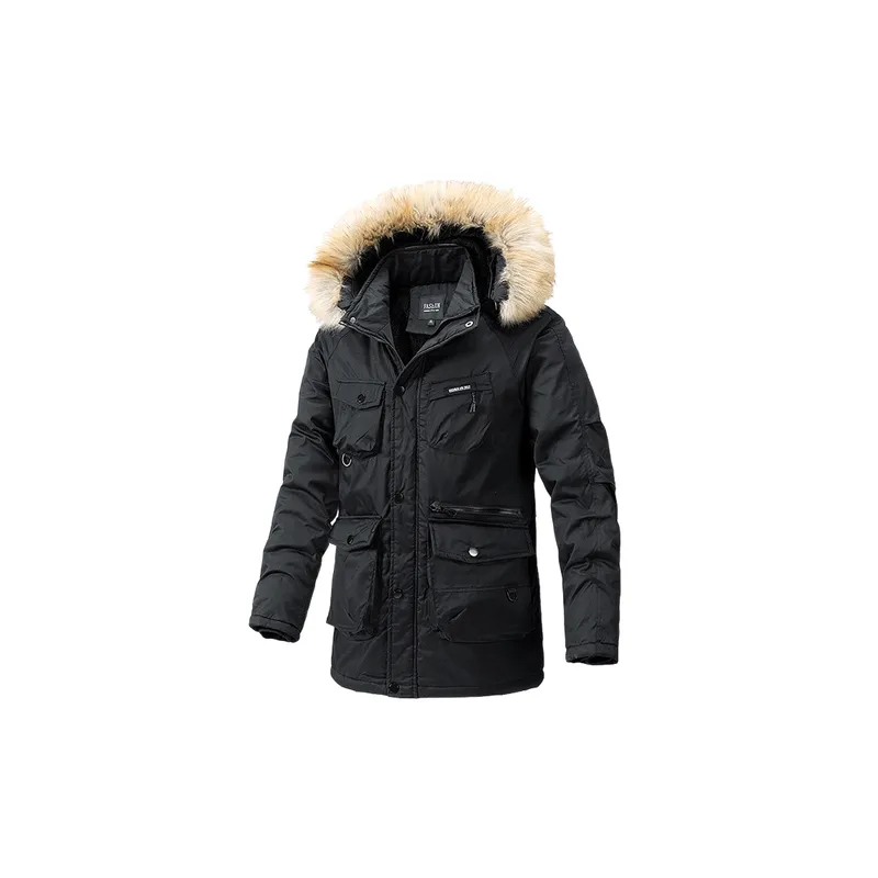 Washed Loose Cotton Quilted Jacket Unisex-2
