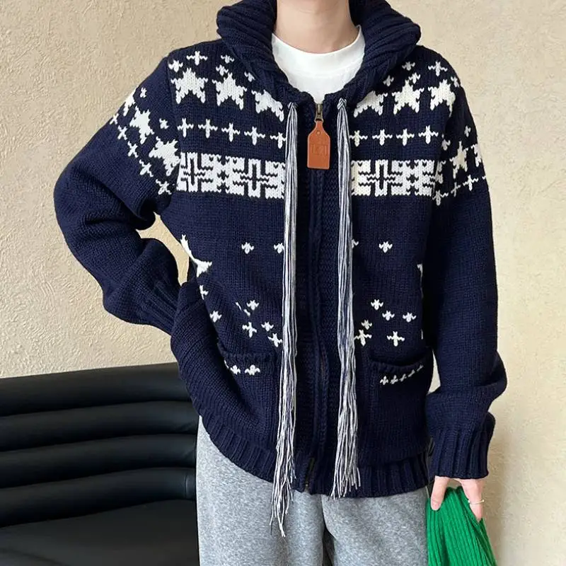 Retro Funky Acrylic Fibres Sweater-3