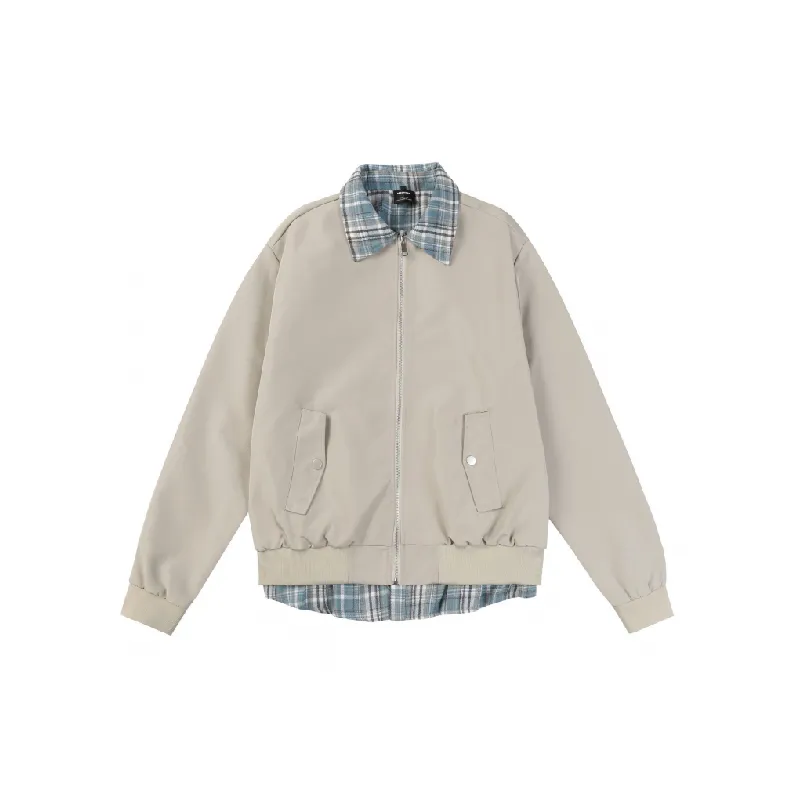 Basics Plaid Jacket-0
