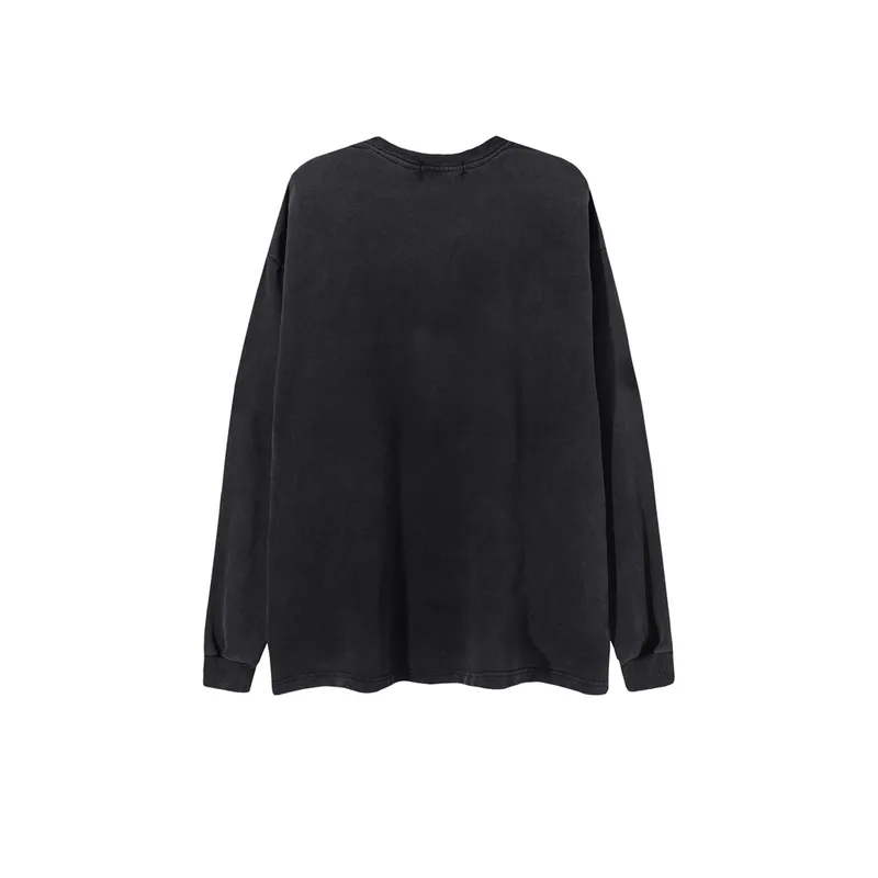 High Street Floral Printed Loose Crewneck Sweatshirt-3