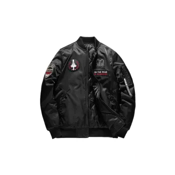 Fashionable Loose Blended Synthetic Fabrics Jacket