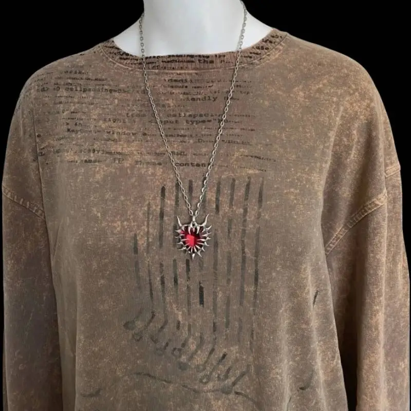 Punk Heart Necklace-1
