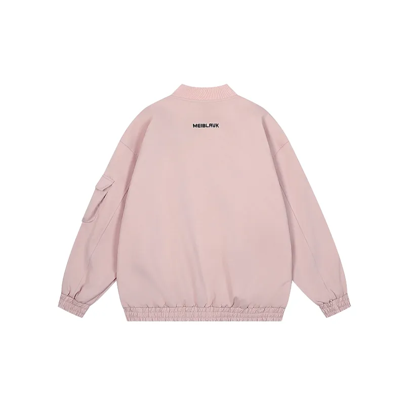 Casual Retro Loose Baseball Jersey-9
