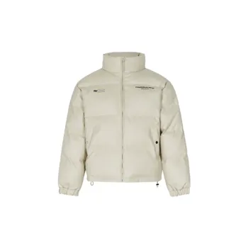 Basic Printed Letter Thickened Cotton padded Coat