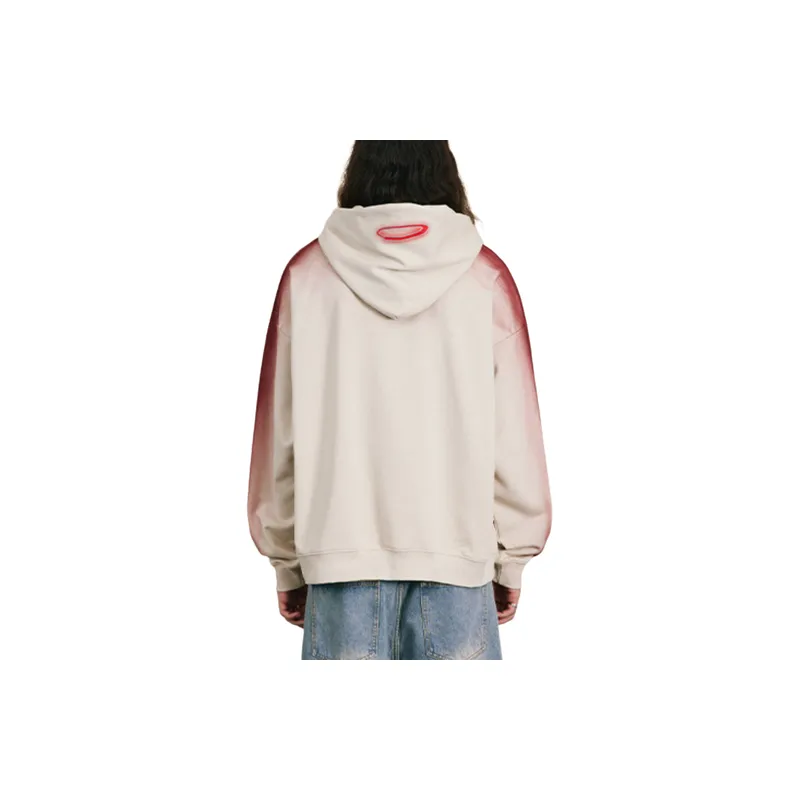 Original Hand painted Crack Print Hoodie-7