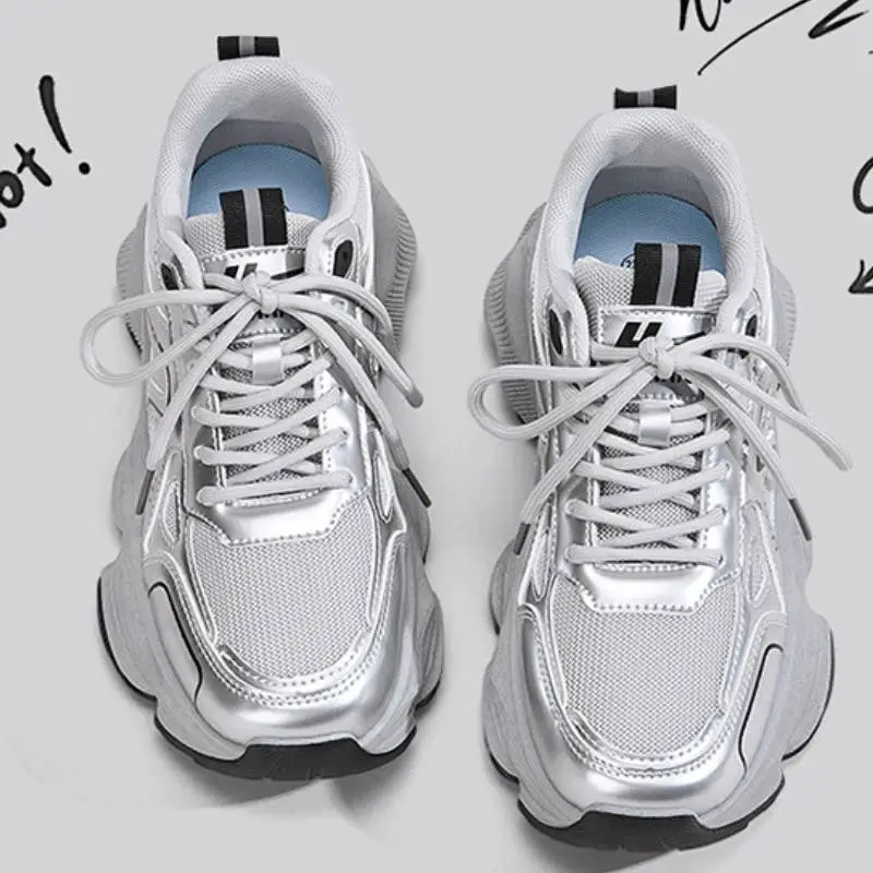 Breathable Casual Retro Chunky Sneakers-2
