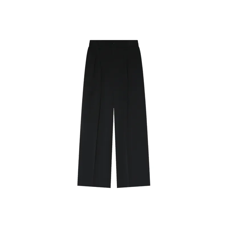 Casual Loose Blended Synthetic Fabrics Suit Trousers-6