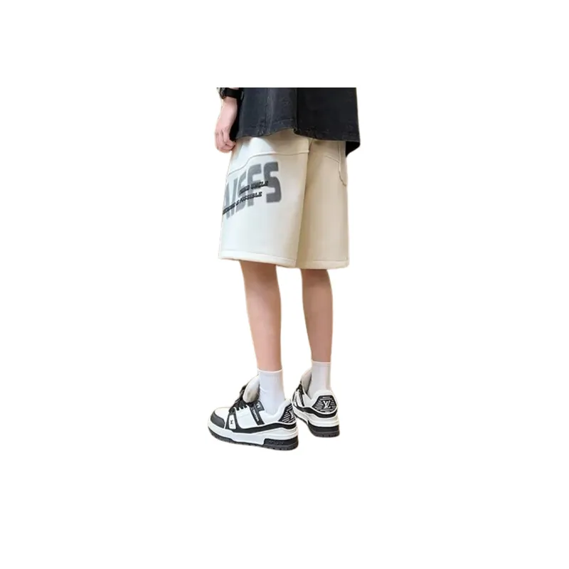 Pineapple Lattice Foam Printing Japanese Pants-5