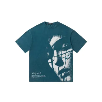Retro Washed 100% Cotton T Shirt