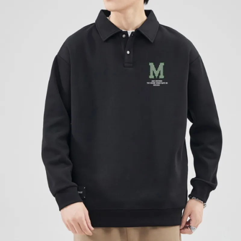 Fashionable Simple Loose Polo-8