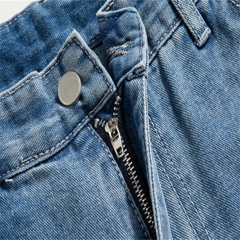 Fashion Loose Denim Shorts-2