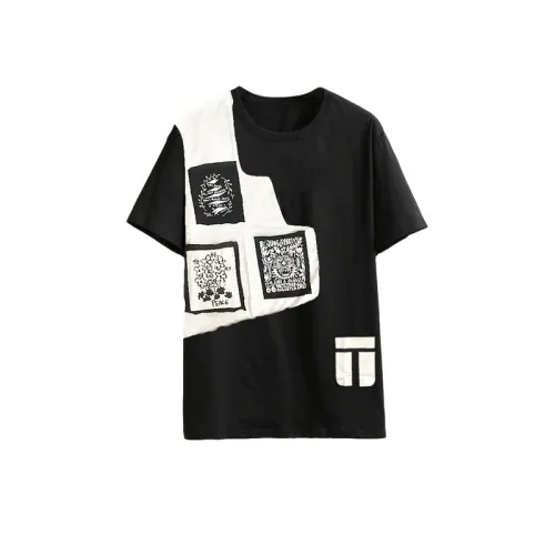 Slimming Stitching Half sleeve T shirt