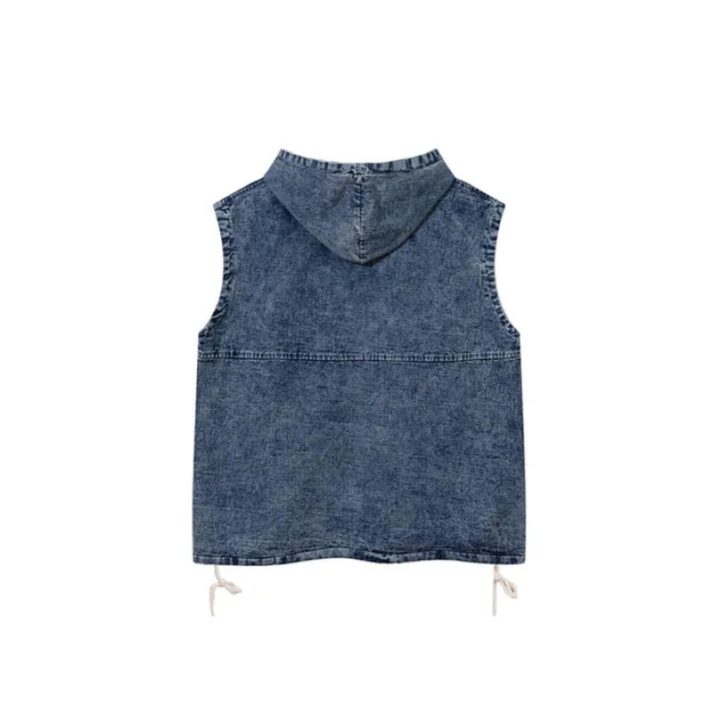 Retro Trendy Letter Patch Vest-5