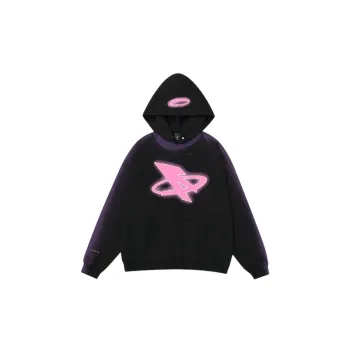 Original Hand painted Crack Print Hoodie