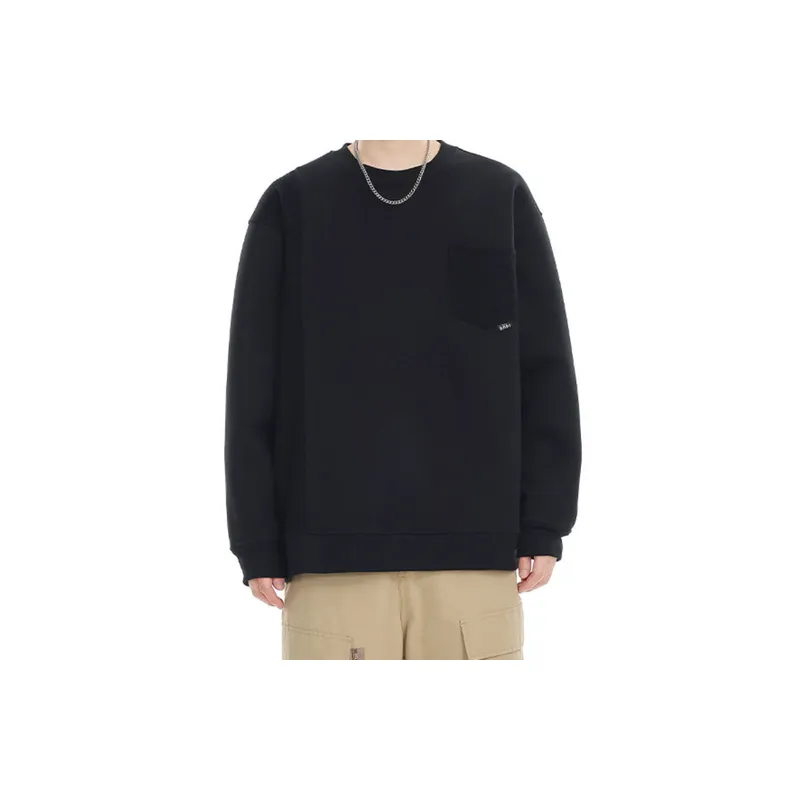 Retro Striped Loose Cotton Sweatshirt-2