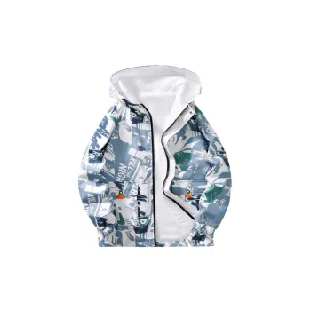 Loose Cotton padded Floral Fashion Thick Jacket
