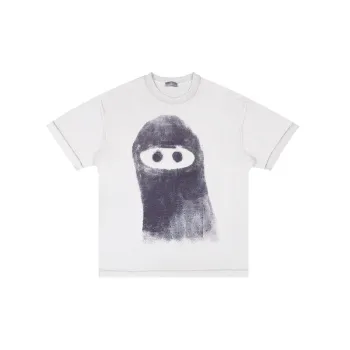 Interesting Funny Graffiti Cartoon Figure Printing Short Sleeve T Shirt