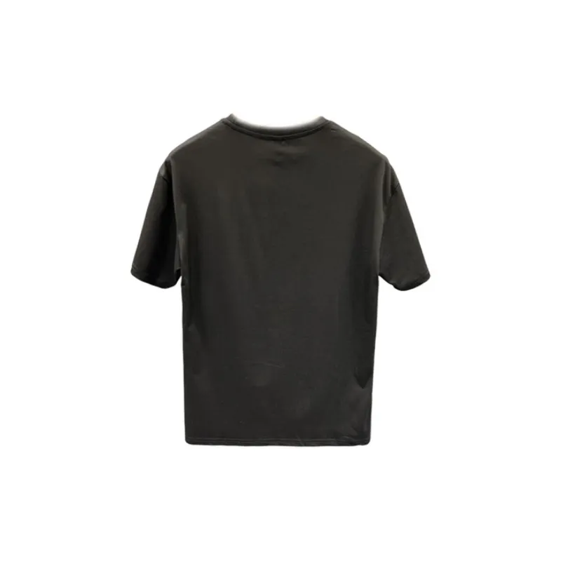 Contrast Color Stitching Men's T Shirt-5