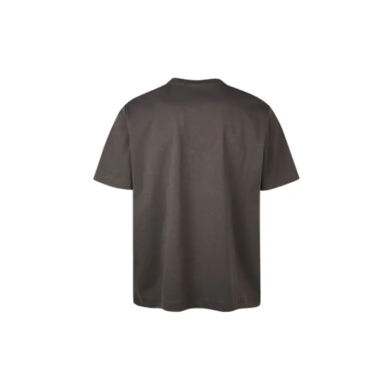 Street Loose Cotton Blended Fabric T Shirt-11