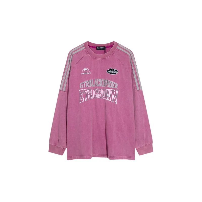 Embroidery Striped T Shirt-4