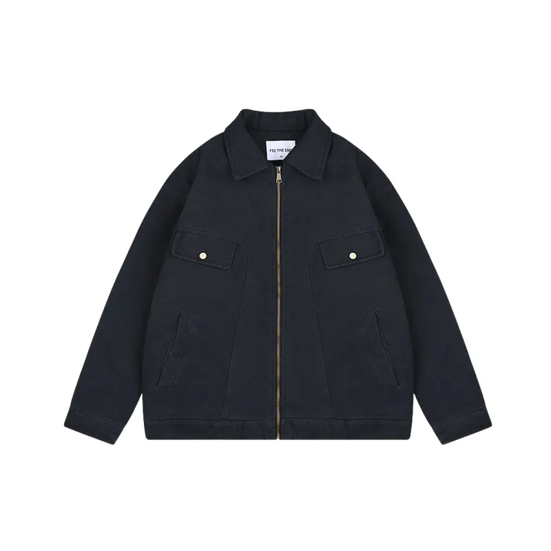 Retro Ditsy Flora Blended Synthetic Fabrics Jacket-0