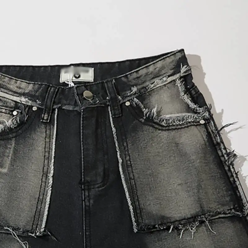 Heavy Craft Cat Whiskers Burr Edge Stitching Jeans-2