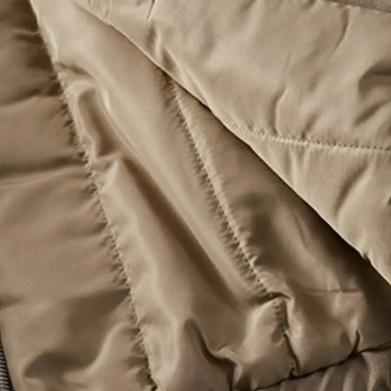 Loose Casual Cotton Blended Fabric Jacket-5