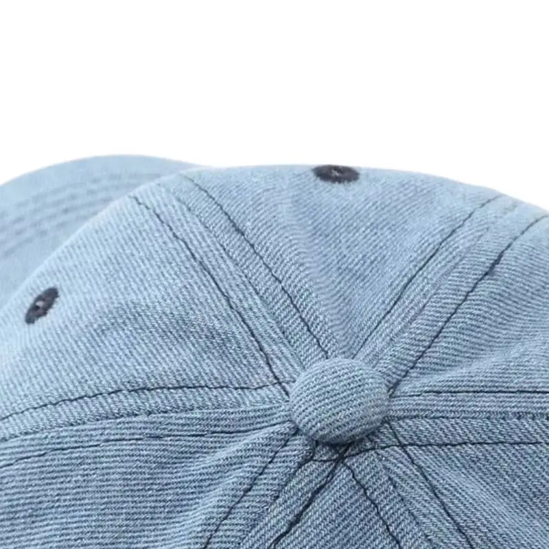 Casual Fashionable Washed Peaked Cap-2