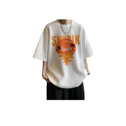 Sunset Print Large backpacks Half Sleeve T Shirt