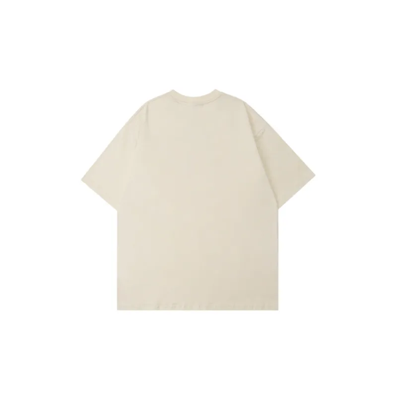 Abstract Figure Theme Oversize Short sleeved T shirt-1