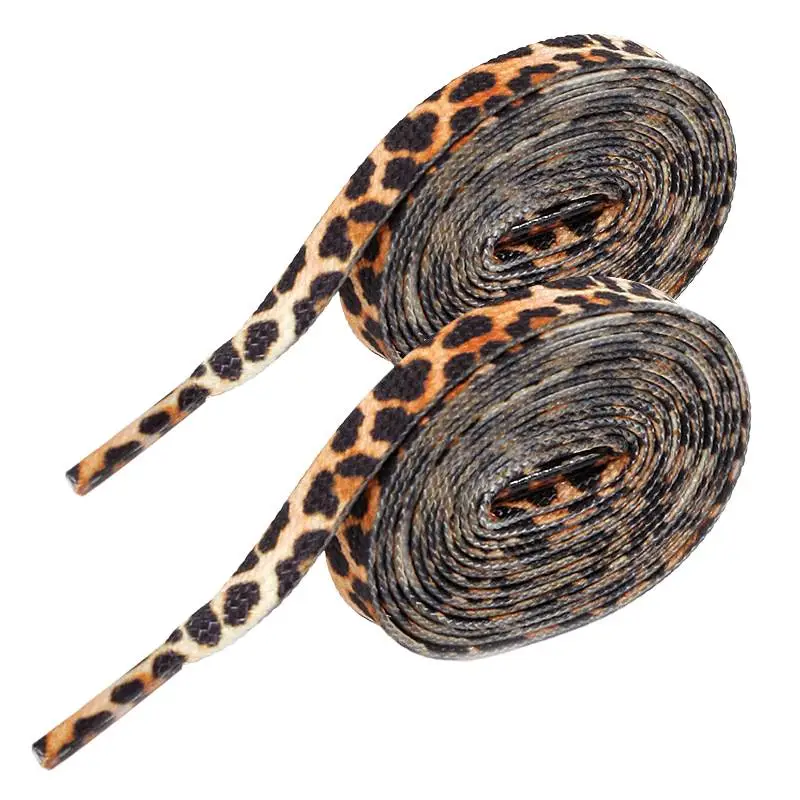 Leopard Print Tie Dye Shoelaces-1