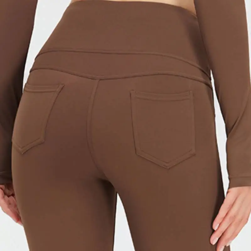 Casual Plain Sports Pants Women-5