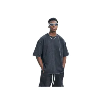 Retro Washed 100% Cotton T Shirt