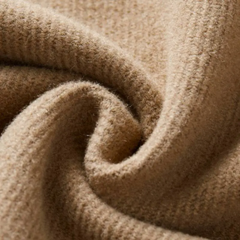 Casual Plain Woolen Fabric Jacket-5