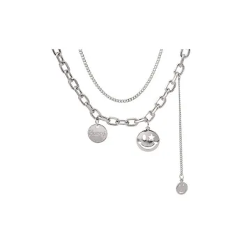 Smiley Face Pendant Necklace