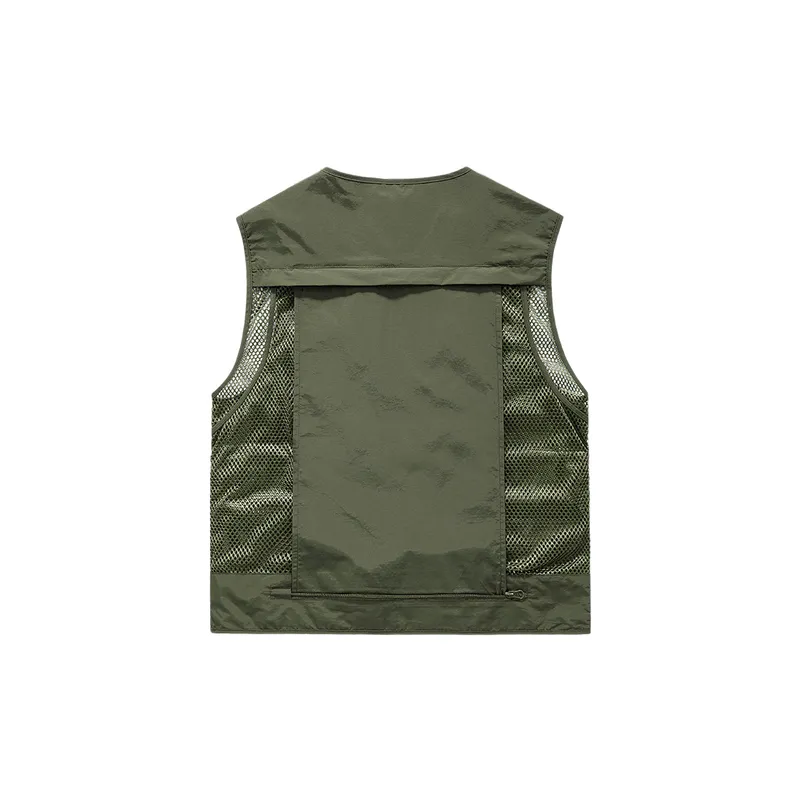 Casual Sporty Zipper Vest-5