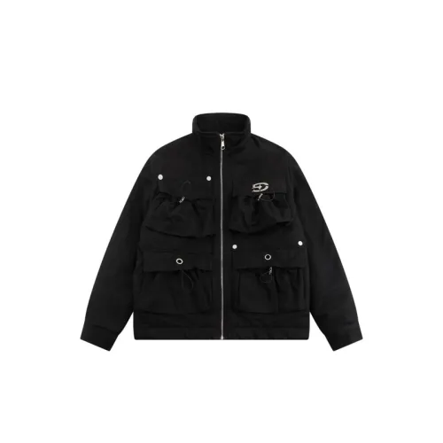 High Street Sense Design Multi-Pocket Hardware Jacket