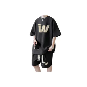 Trendy Oversize Short Sleeved T Shirt and Shorts Set