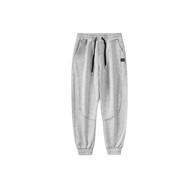 Sporty Loose Cotton Casual Pants-0