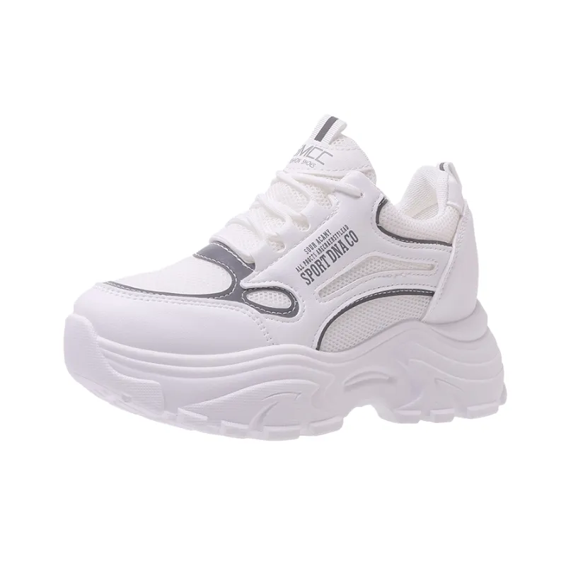 Casual Breathable Chunky Sneakers-0