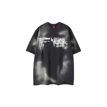 Fashionable Loose Cotton Blended Fabric T Shirt