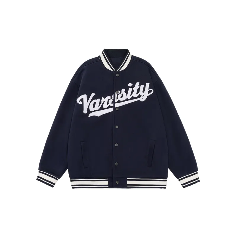 Loose Fashionable Cotton Blended Fabric Jacket-5
