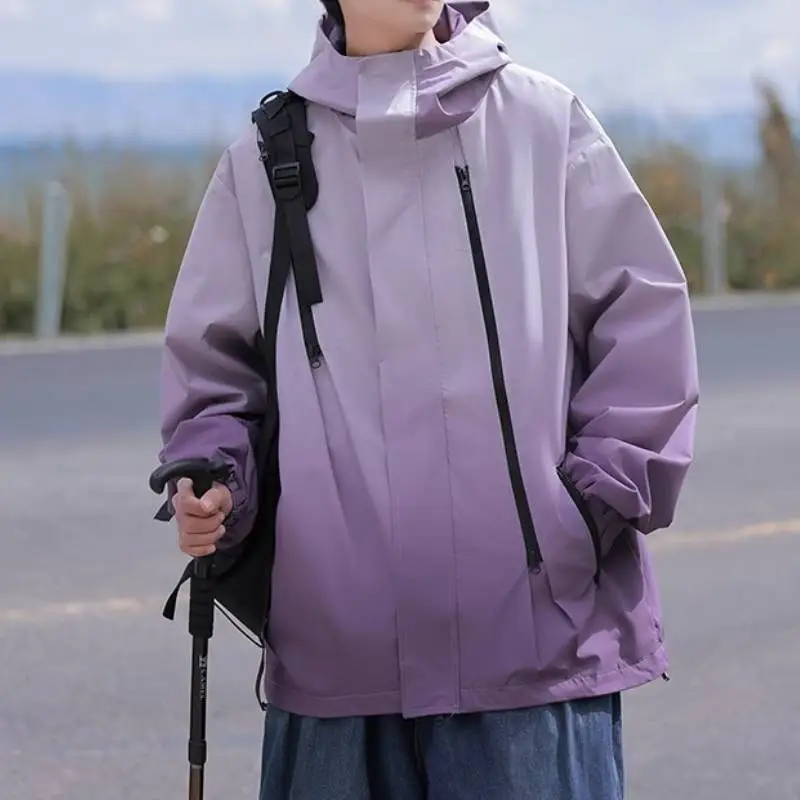 Fashionable Simple Polyester Outdoor Jacket-5