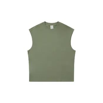 Sporty Plain Cotton Vest