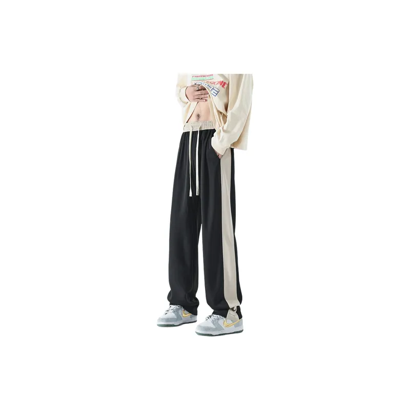 Thin All match Loose Trendy Trousers-2