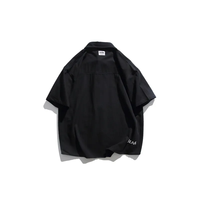 Trendy Patch Embroidered Shirt-5