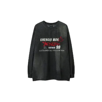 Simple Letter Cotton T Shirt